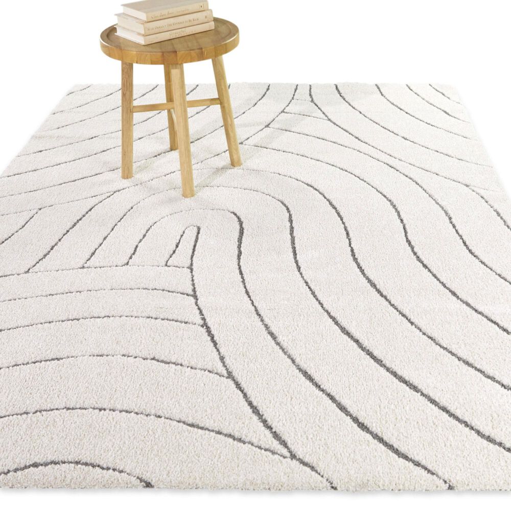 Balta Rugs Kipling 5&#39;3&quot; x 7&#39; Cream Area Rug, , large