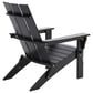 Hearth and Haven Zuma Outdoor Foldable Adirondack Chair in Black, , large