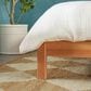 Walker Edison Elias Queen Platform Bed with Arched Headboard in Cerused White, , large