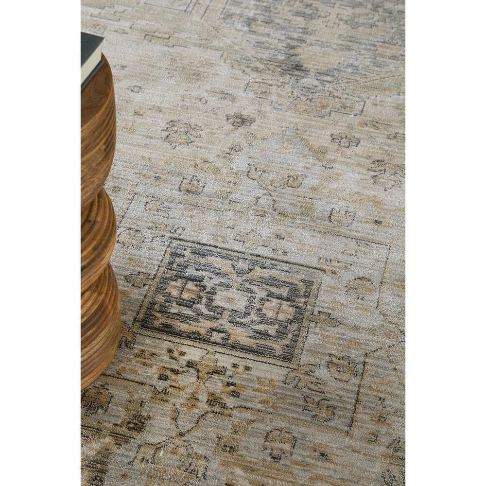 Feizy Augustine 5' X 7'-6" Area Rug in Beige/Green, , large