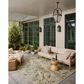 Loloi Saylor Ivory and Stone 6"3" x 9"2" Indoor/Outdoor Area Rug, , large