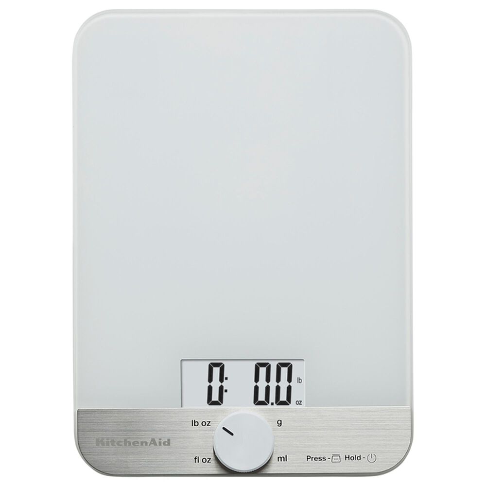 KitchenAid Digital Kitchen Scale in White, , large