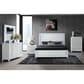 Global Furniture USA Alina 3-Piece King Upholstered Panel Bedroom Set in White, , large