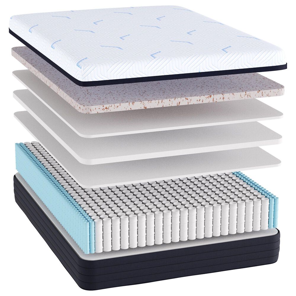 Southerland Weston Plush Hybrid Twin XL Mattress with Low Profile Box Spring, , large