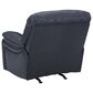Ashley Leesworth Leather Power Reclining Sofa and Recliner Set in Ocean, , large