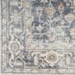 Nourison Astra Machine Washable 6"7" x 9" Grey and Gold Area Rug, , large