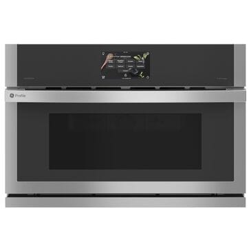 GE Profile 30" Single Electric Wall Oven with 120V Advantium Technology in Stainless Steel, , large