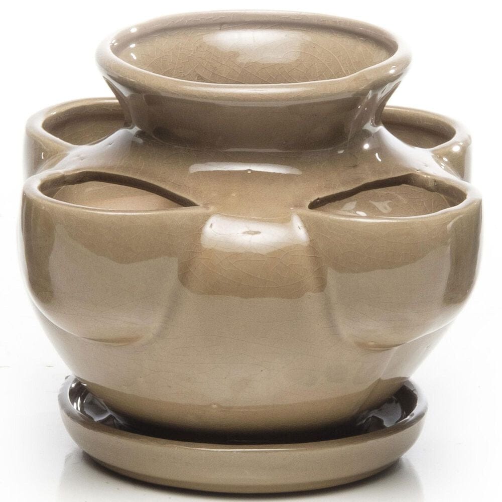 Alfresco Home 4-Pocket Strawberry Patio Jar in Amber, , large