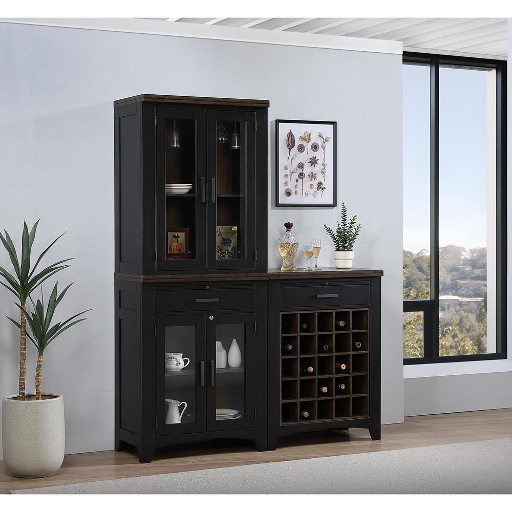 ECI FURNITURE Ashford Wall Bar in Black, , large