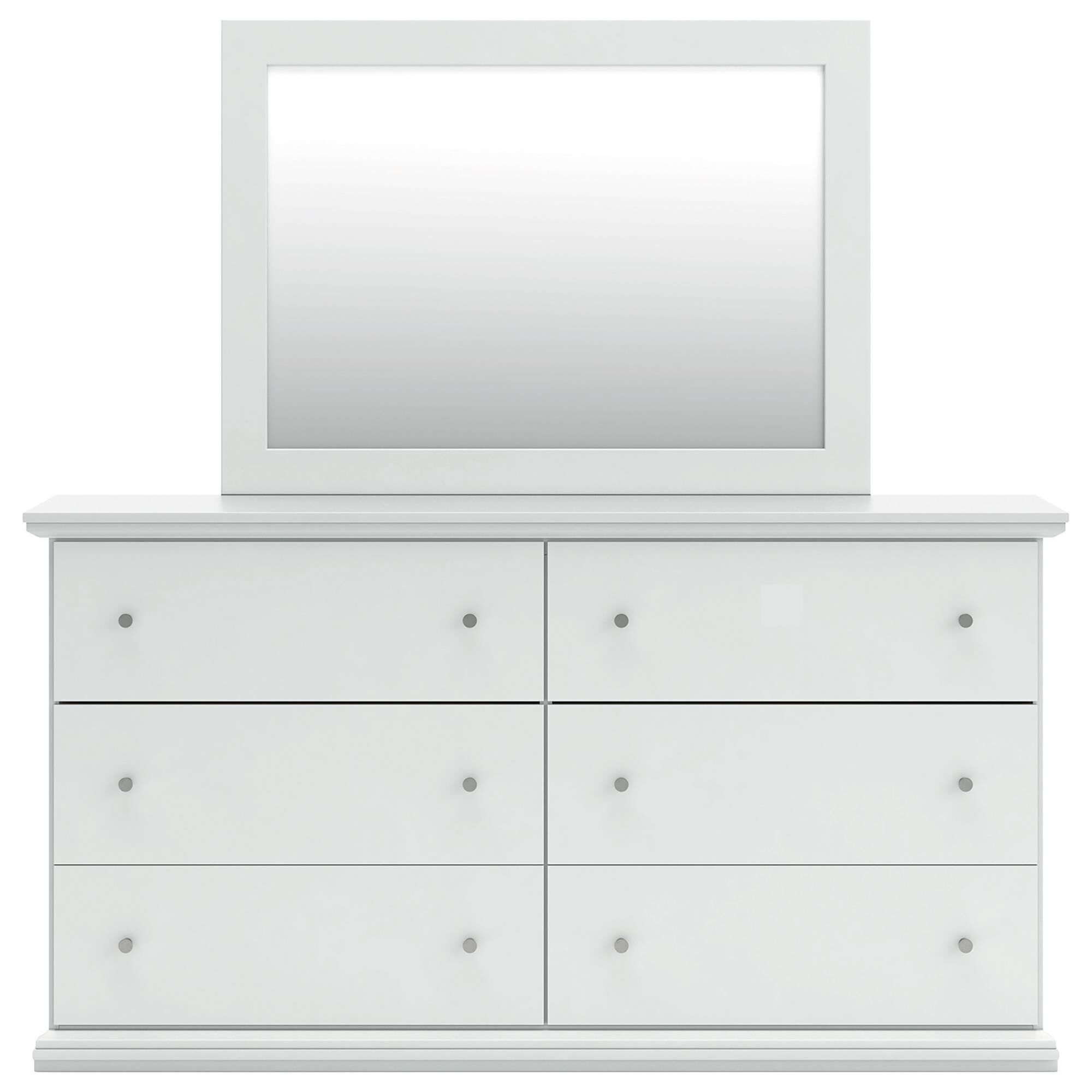 Ashley Bostwick Shoals 4-Piece Full Panel Bedroom Set in White