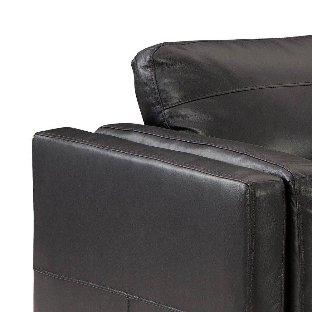 Ashley Amiata Oversized Leather Chair in Onyx, , large