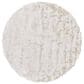 Feizy Indochine 10" Round White Area Rug, , large