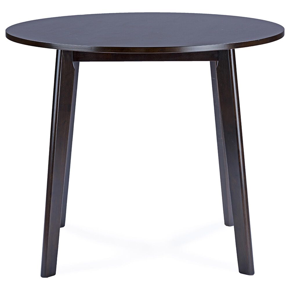 Baxton Studio Debbie Dining Table in Dark Brown - Table Only, , large