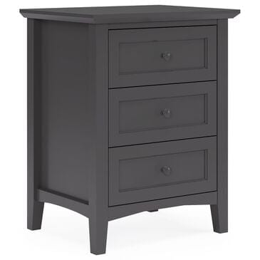 Urban Home Grace 3-Drawer Nightstand in Raven Black, , large