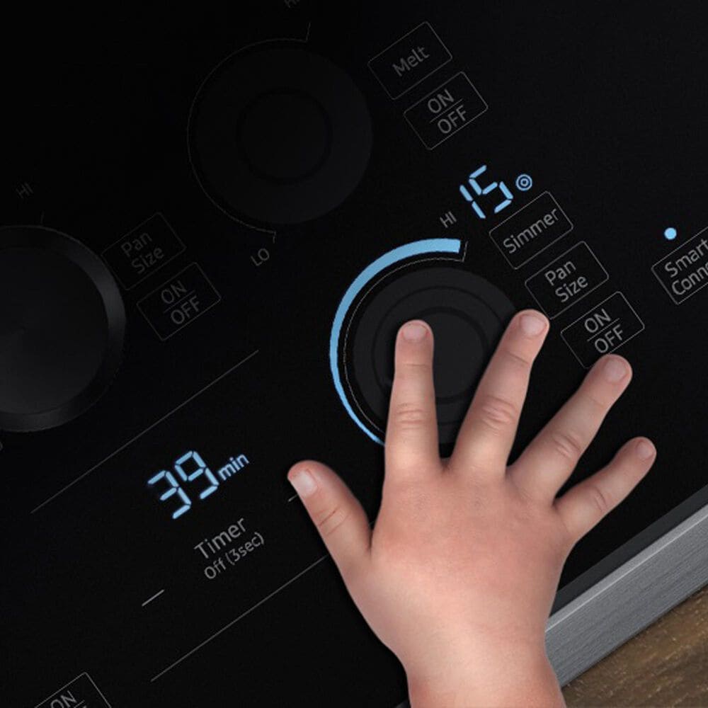 Samsung 2-Piece Kitchen Package with Bespoke 30" Combination Wall Oven and 36" Electric Cooktop in Stainless Steel, , large