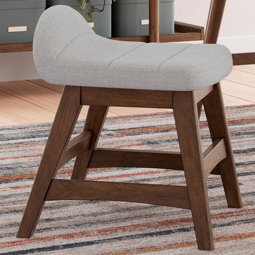 Ashley Lyncott Desk Chair in Medium Brown, , large