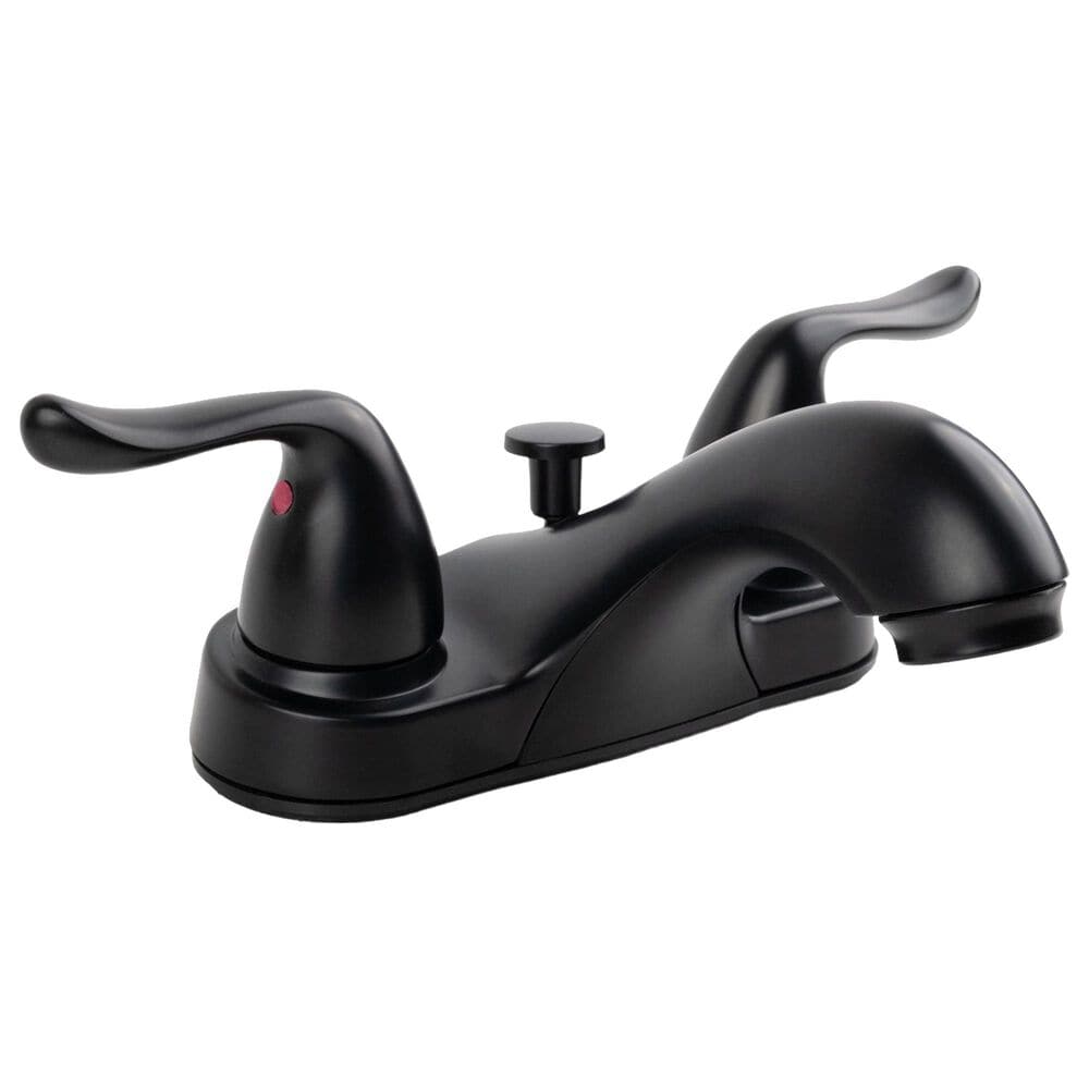 MS International 2-Handle Bathroom Faucet in Matte Black, , large