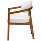 Baxton Studio Biana Arm Chair in Walnut Brown, , large