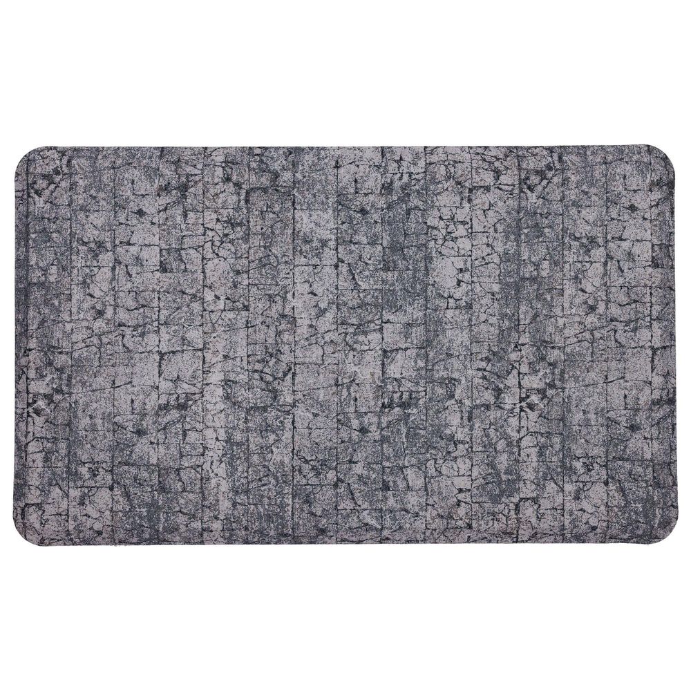 Mohawk Dri-Pro Salten 1"6" x 2"6" Grey Door Mat, , large