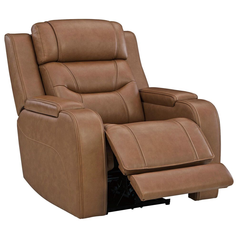 Ashley Knightington Power Recliner in Caramel, , large
