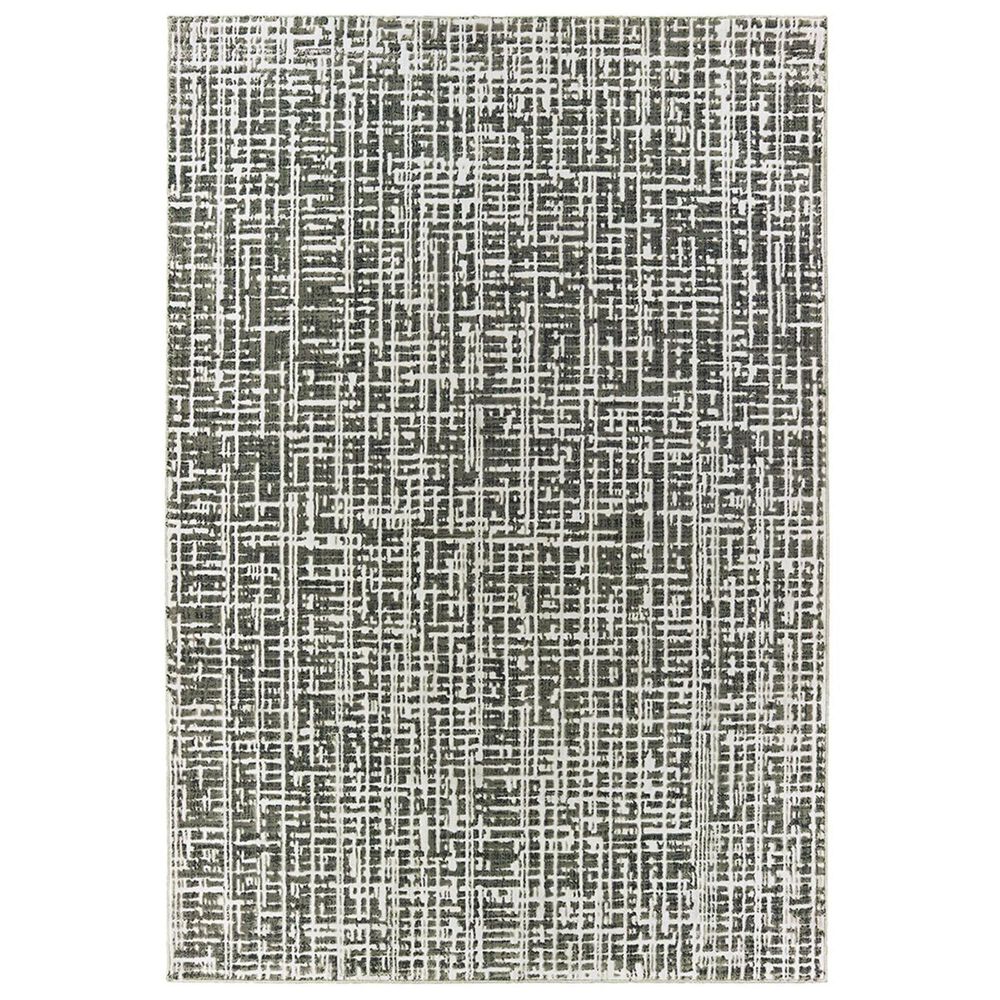 Oriental Weavers Bowen 2066W 7"10" x 10"10" Grey Area Rug, , large