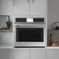 Cafe 2-Piece Kitchen Package with 30" Smart Built-In Convection Single Wall Oven and 36" Touch Control Induction Cooktop in Stainless Steel, , large
