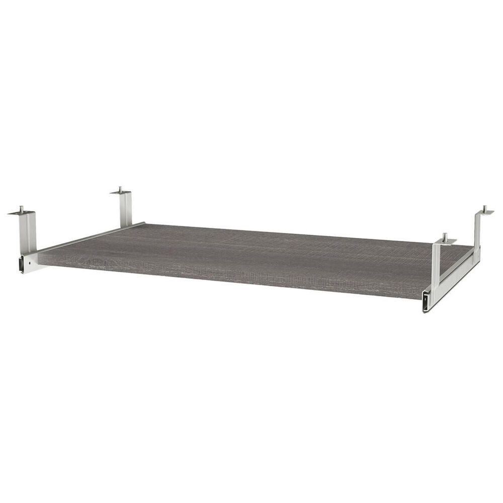 Bestar i3 Plus Keyboard Shelf in Bark Gray, , large