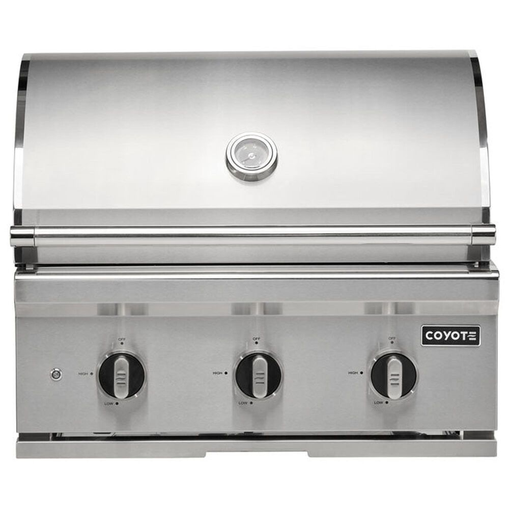 Coyote Outdoor 30" C-Series Built-In Liquid Propane Grill in Stainless Steel, , large