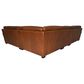 Bordeaux & Co 4-Piece Leather Sectional in Leon Maple, , large