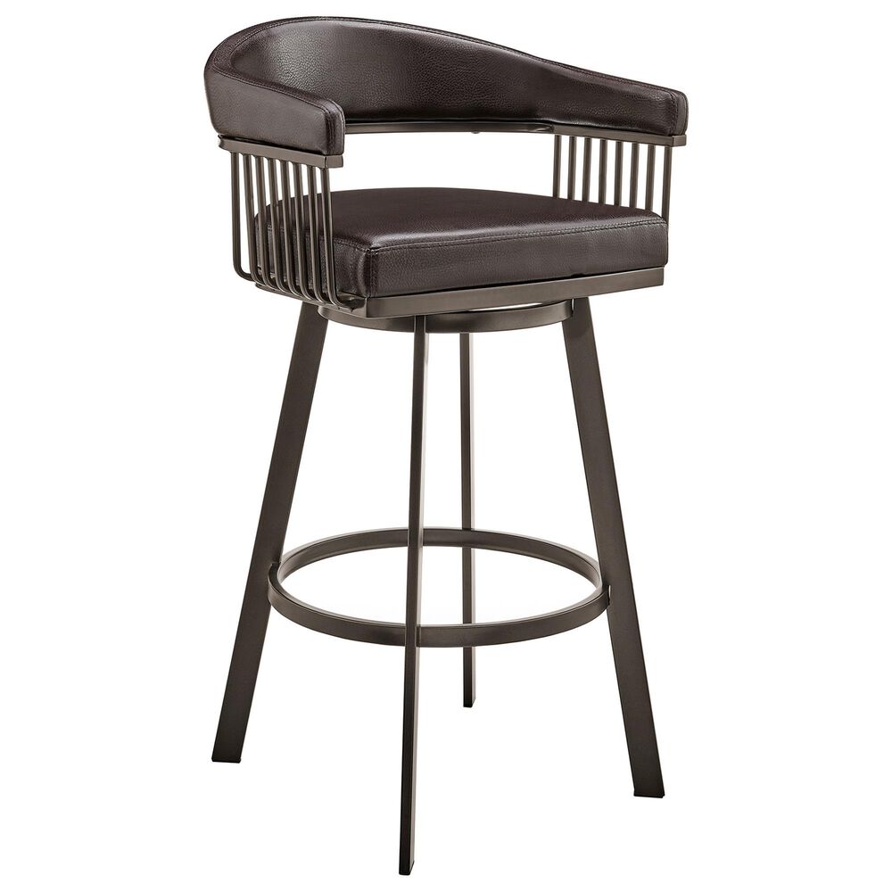 Blue River Bronson 30" Swivel Barstool in Chocolate/Java, , large