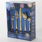 Gibson Home Stravida 20-Piece Flatware Set in Gold, , large