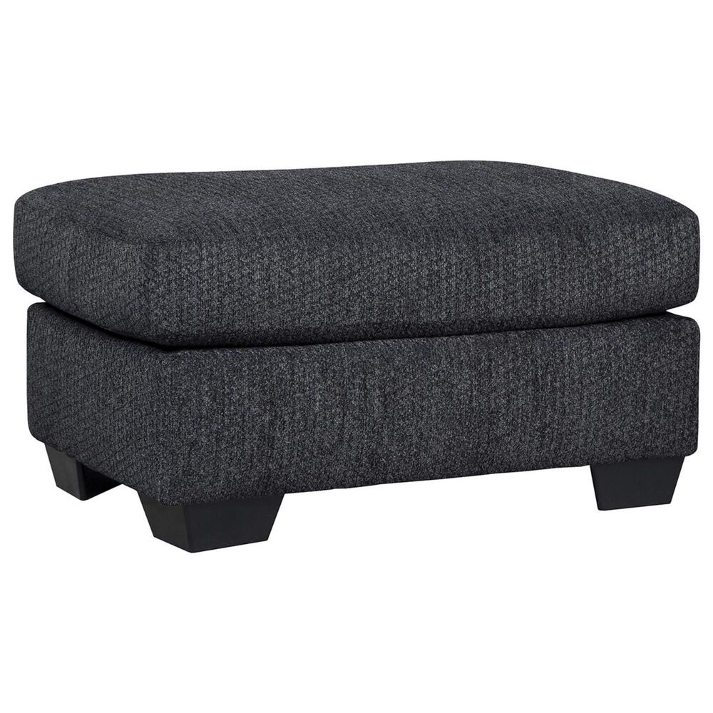 Benchcraft Wixon Ottoman in Slate, , large