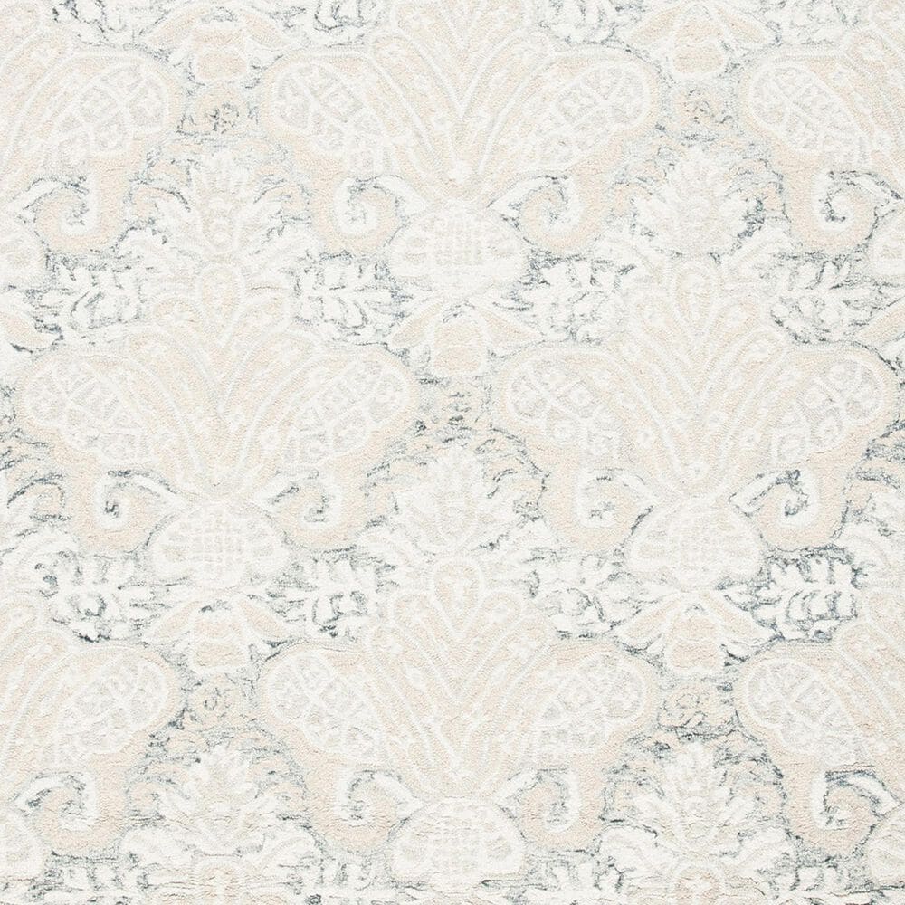 Safavieh Micro-Loop Damask 2&#39;3&quot; x 11&#39; Charcoal and Ivory Runner, , large