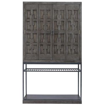 Century Casa Bella Bar Cabinet in Gray Distressed, , large