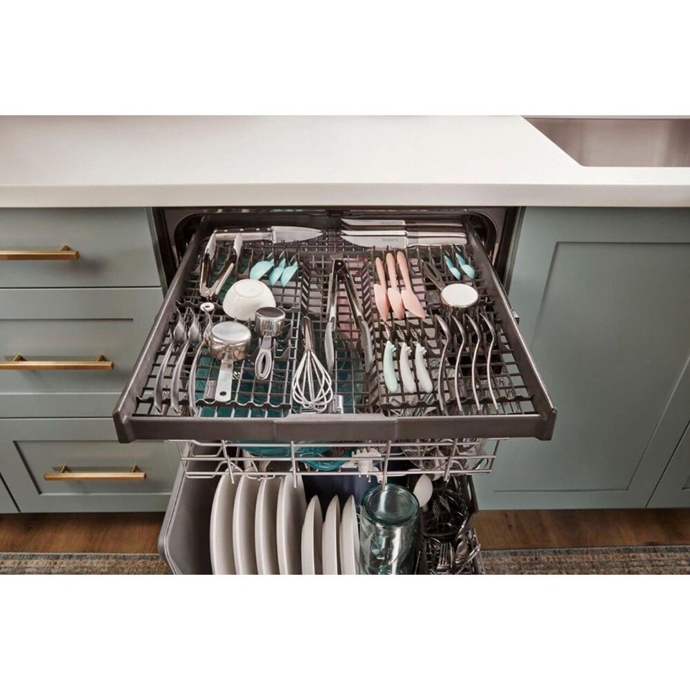 Whirlpool 24&quot; Built-In Bar Handle Dishwasher with 47 Decibel in White, , large