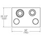 Bertazzoni 30" Electric Cooktop with Touch Control and Four Heating Zones in Black, , large