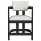 Mayberry Hill Contemporary Counter Stool in White Upholstery, , large