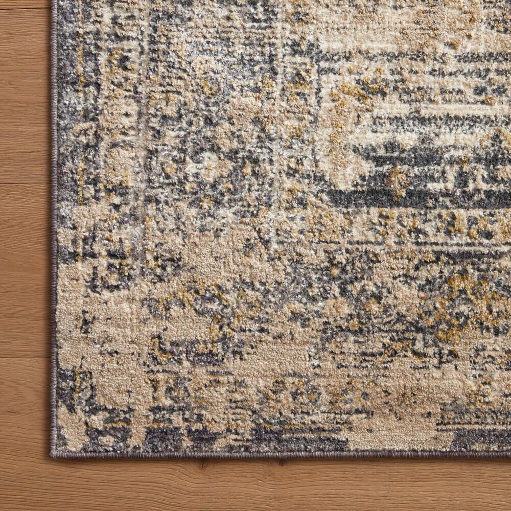 Loloi Indra 5&#39; x 7&#39;10&quot; Charcoal and Natural Area Rug, , large