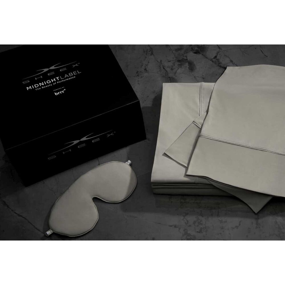 SHEEX Midnight Label 4-Piece Queen Sheet Set in Stone, , large