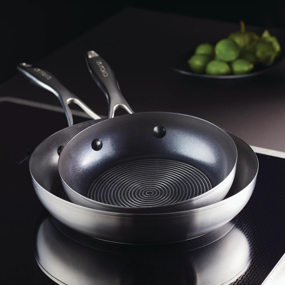 Circulon 8&quot; and 10.25&quot; Nonstick Frying Pan Set in Stainless Steel, , large