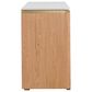 Fairfield Chair Portobello 4-Door Chest in White, Light Brown and Brushed Brass, , large