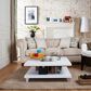 Furniture of America Humphrey Storage Coffee table in White, , large