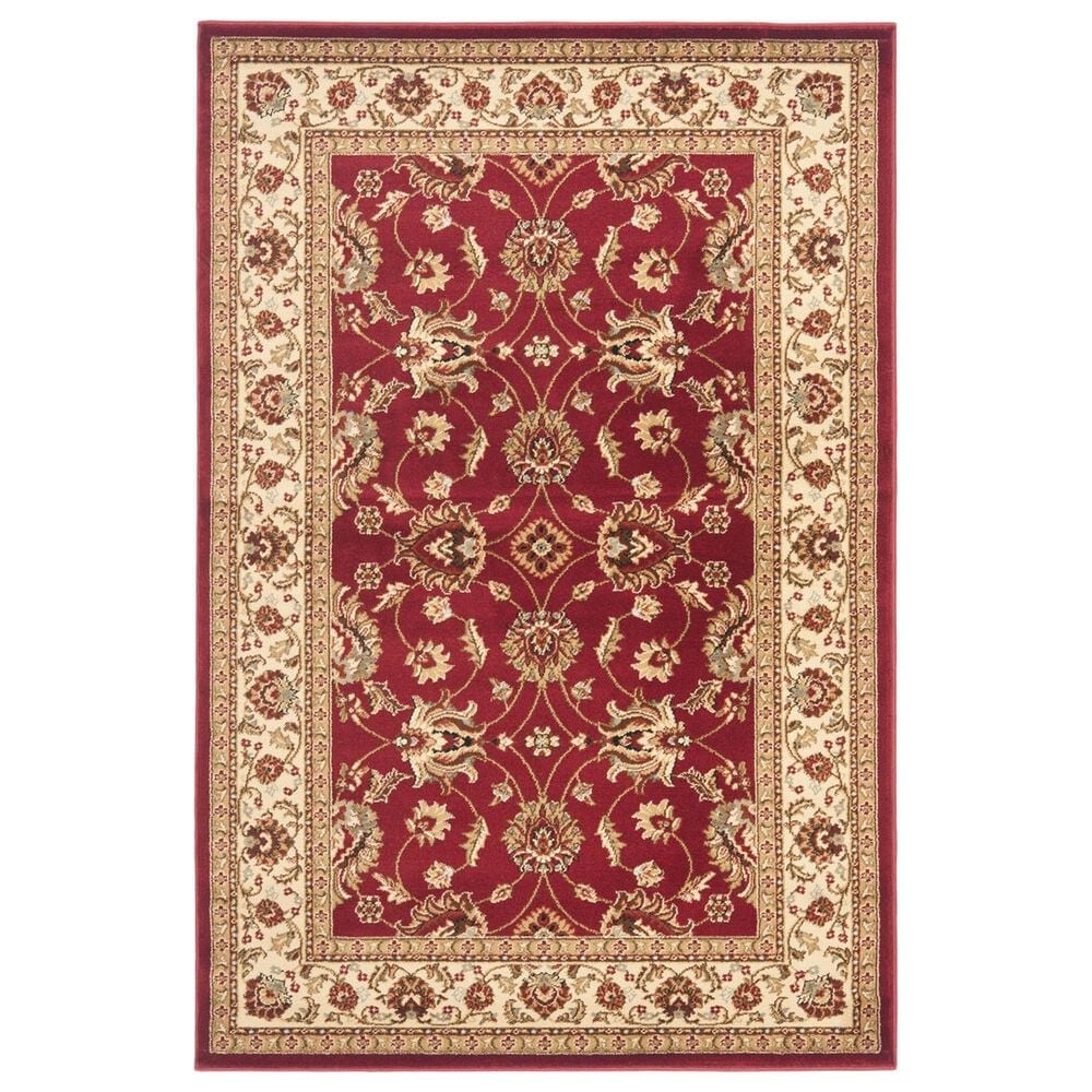 Safavieh Lyndhurst LNH553 3"3" x 5"3" Red and Ivory Area Rug, , large