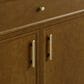 James Martin Bellshire 36" Single Bathroom Vanity in Honey Oak with Single Hole 3 cm White Zeus Silestone Top and Rectangular Sink, , large