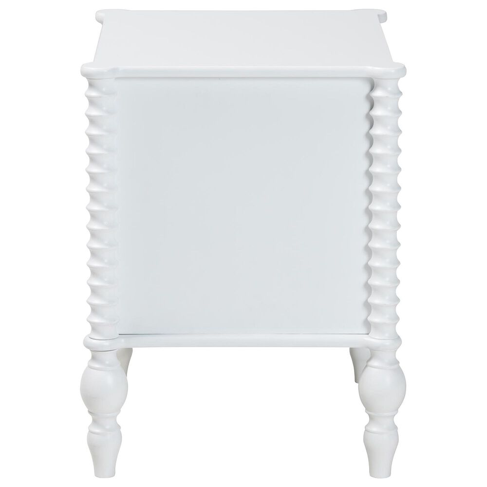 Baxton Studio Callison 2-Drawer Nightstand in White, , large