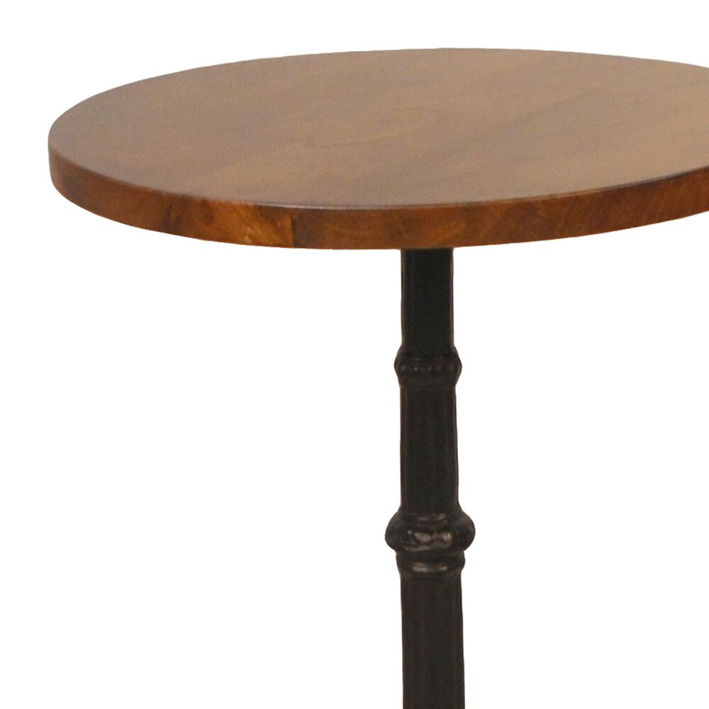 Carolina Chair and Table Brera Accent Table in Chestnut/Black, , large