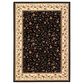 Radici USA Como 1593 Black 5"5" x 7"7" Area Rug, , large