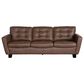 Chateau D"ax Leather Stationary Sofa in Aline Africa, , large