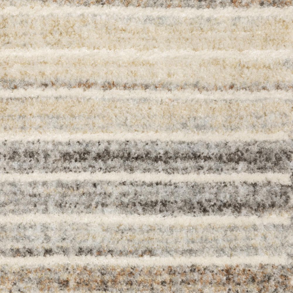 Oriental Weavers Oliver Blue and Rust 2'3" x 7'6" Runner, , large