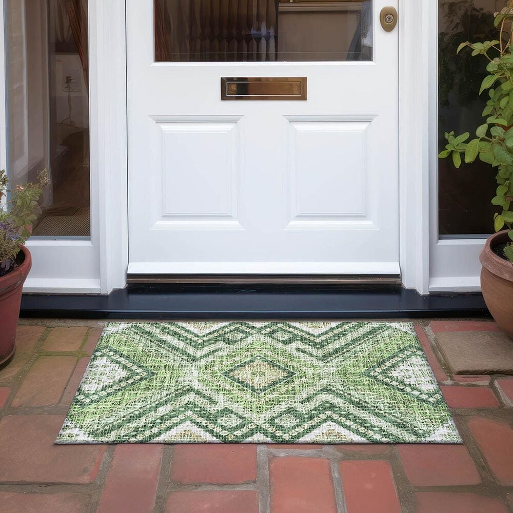 Dalyn Rug Company Portico PO5 Green 2&#39;6&quot; x 3&#39;10&quot; Area Rug, , large